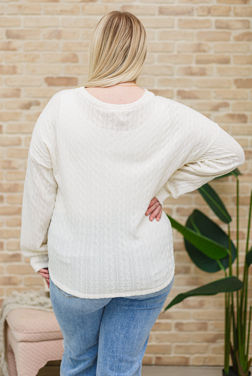 Keep Me Here Knit Sweater in Cream-Sweaters-Krush Kandy, Women's Online Fashion Boutique Located in Phoenix, Arizona (Scottsdale Area)