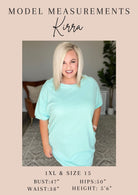 Ombre Stripe V-Neck T in Neon Coral-Short Sleeve Tops-Krush Kandy, Women's Online Fashion Boutique Located in Phoenix, Arizona (Scottsdale Area)