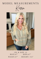 Lizzy Top in Hot Pink and Mocha-Long Sleeve Tops-Krush Kandy, Women's Online Fashion Boutique Located in Phoenix, Arizona (Scottsdale Area)