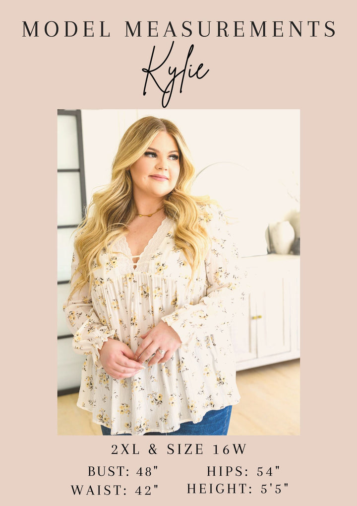 Floral First Ruffle Sleeve Top-Short Sleeve Tops-Krush Kandy, Women's Online Fashion Boutique Located in Phoenix, Arizona (Scottsdale Area)