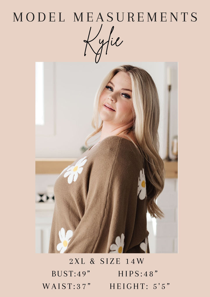 Perfect in Pansies V-Neck Top-Long Sleeve Tops-Krush Kandy, Women's Online Fashion Boutique Located in Phoenix, Arizona (Scottsdale Area)
