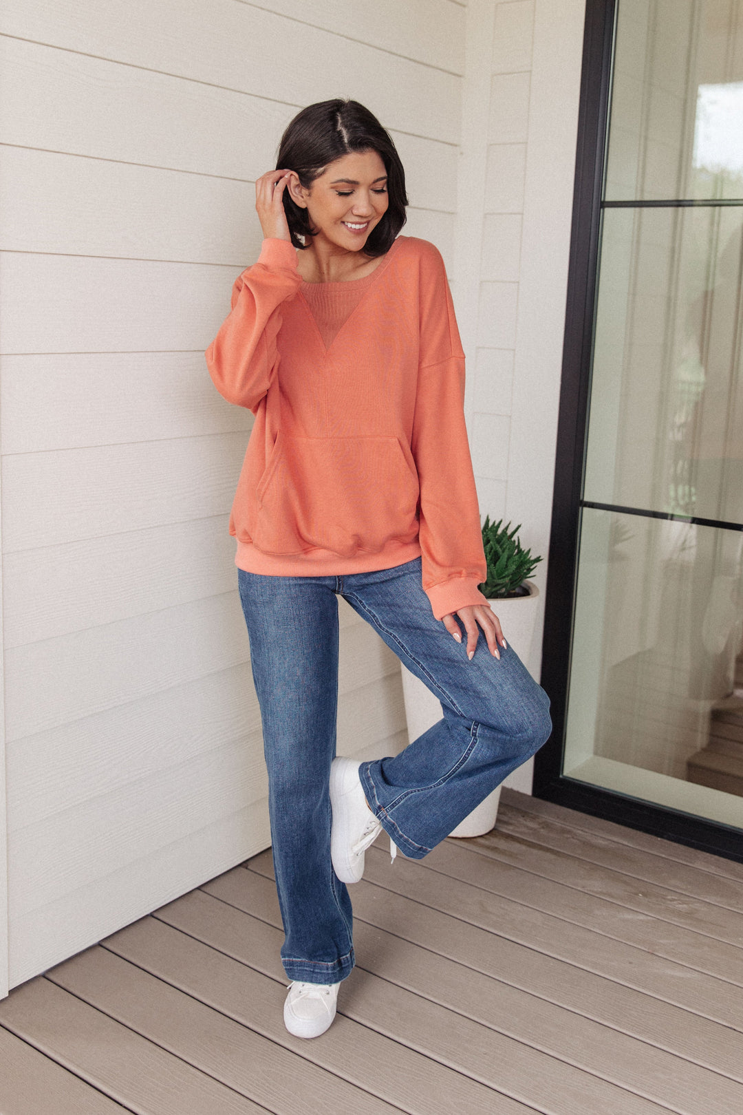 Layer Me Up Crewneck Pullover-Pullovers-Krush Kandy, Women's Online Fashion Boutique Located in Phoenix, Arizona (Scottsdale Area)