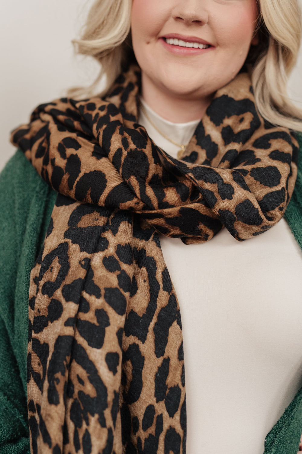 Lovely Leopard Scarf-Scarves-Krush Kandy, Women's Online Fashion Boutique Located in Phoenix, Arizona (Scottsdale Area)