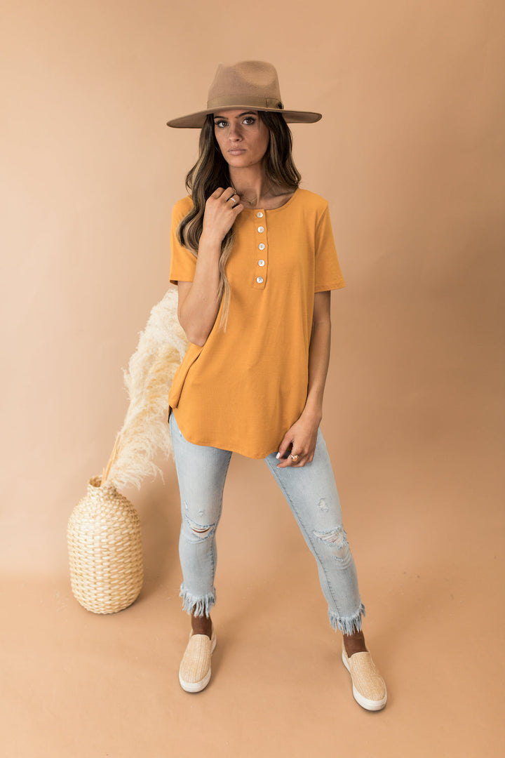 (S-XL/25 Colors) Weekend Fun Short Sleeve Button Tunic-Short Sleeve Tops-Krush Kandy, Women's Online Fashion Boutique Located in Phoenix, Arizona (Scottsdale Area)