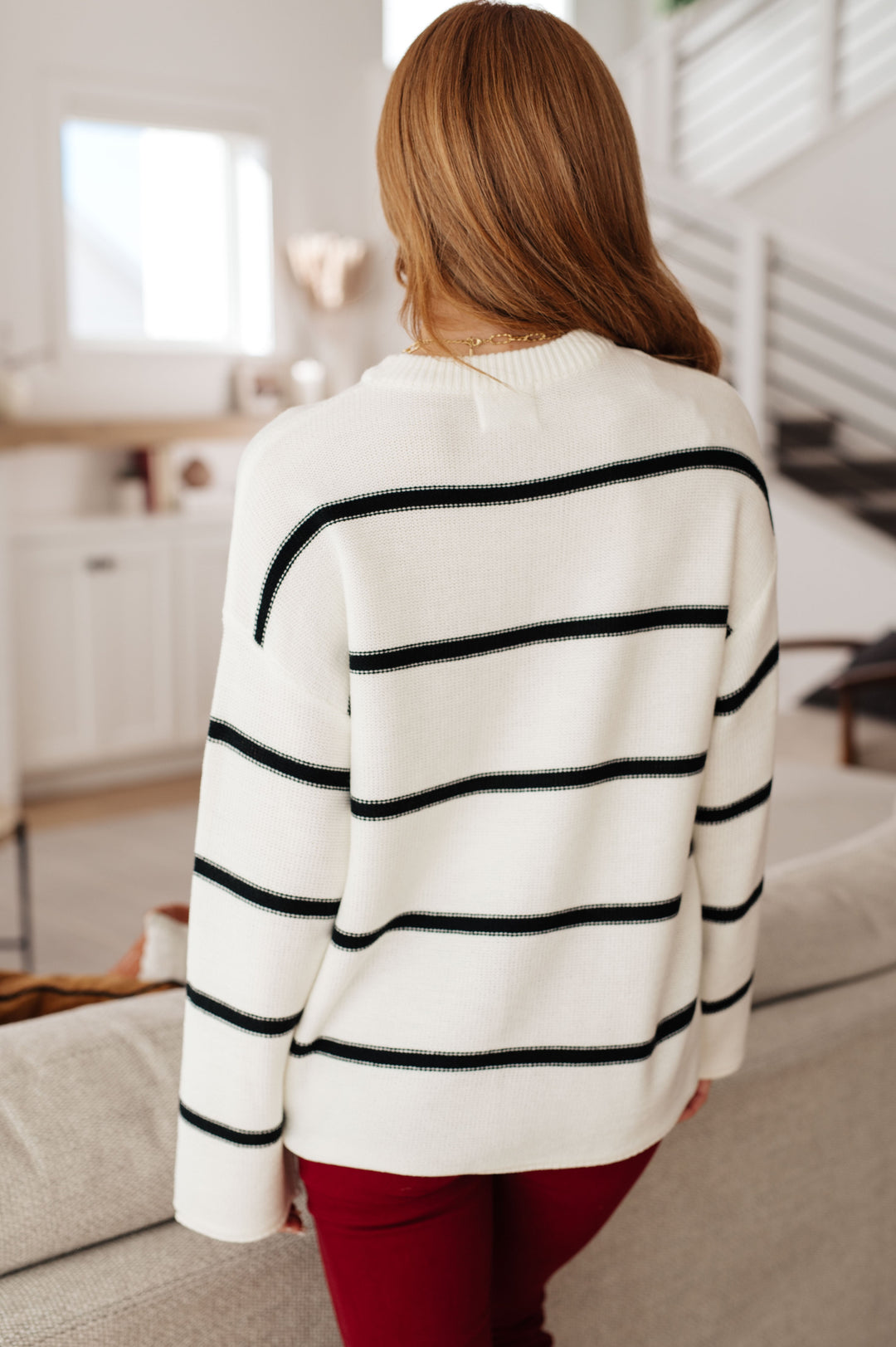 More or Less Striped Sweater-Sweaters-Krush Kandy, Women's Online Fashion Boutique Located in Phoenix, Arizona (Scottsdale Area)