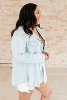 My Walkman Denim Shacket-Shackets-Krush Kandy, Women's Online Fashion Boutique Located in Phoenix, Arizona (Scottsdale Area)