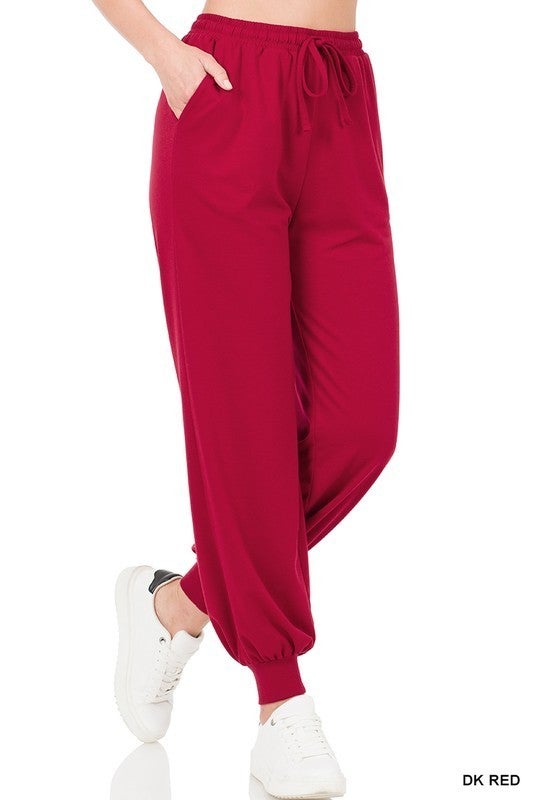 Dream On Soft French Terry Jogger Pants | S-3X, 7 COLORS!-Joggers-Krush Kandy, Women's Online Fashion Boutique Located in Phoenix, Arizona (Scottsdale Area)
