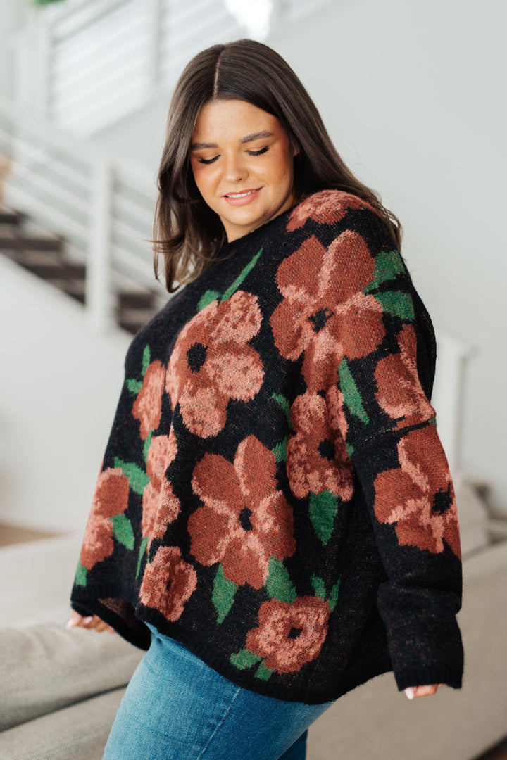 Parisian Garden Sweater-Sweaters-Krush Kandy, Women's Online Fashion Boutique Located in Phoenix, Arizona (Scottsdale Area)