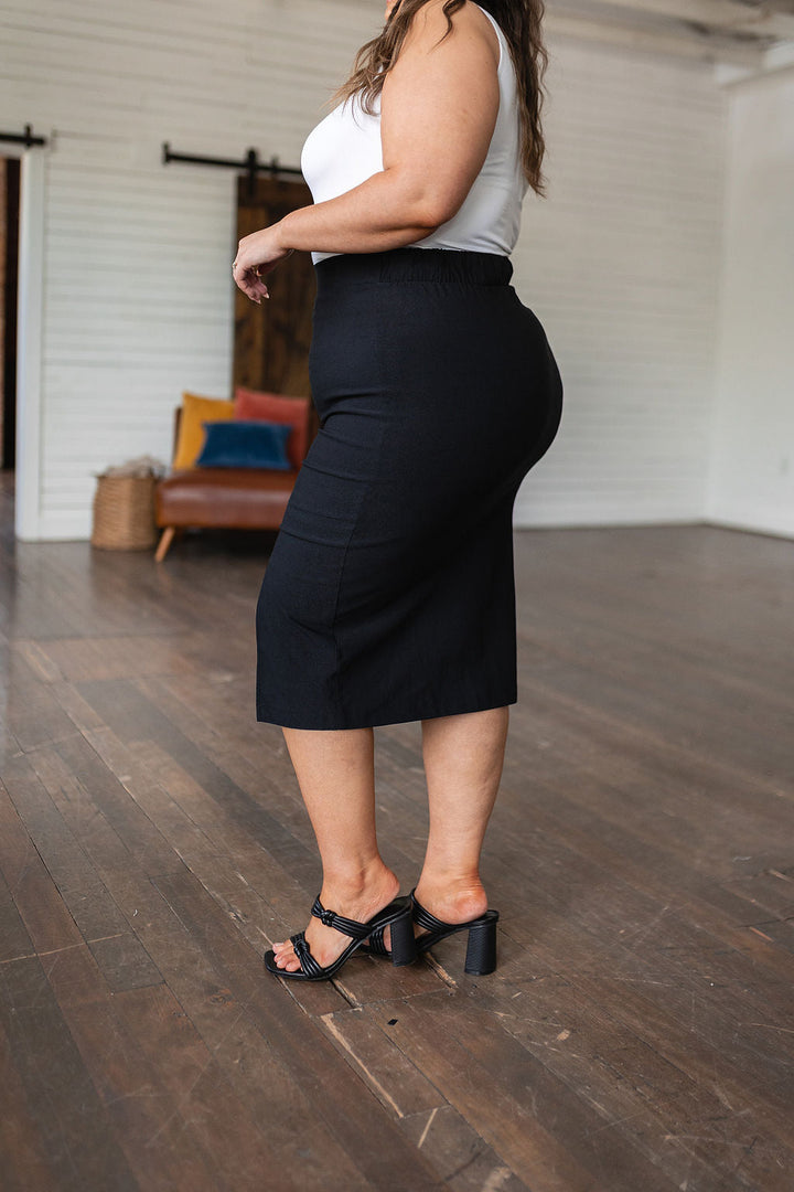 Pencil Me In Pencil Skirt in Black-Skirts-Krush Kandy, Women's Online Fashion Boutique Located in Phoenix, Arizona (Scottsdale Area)