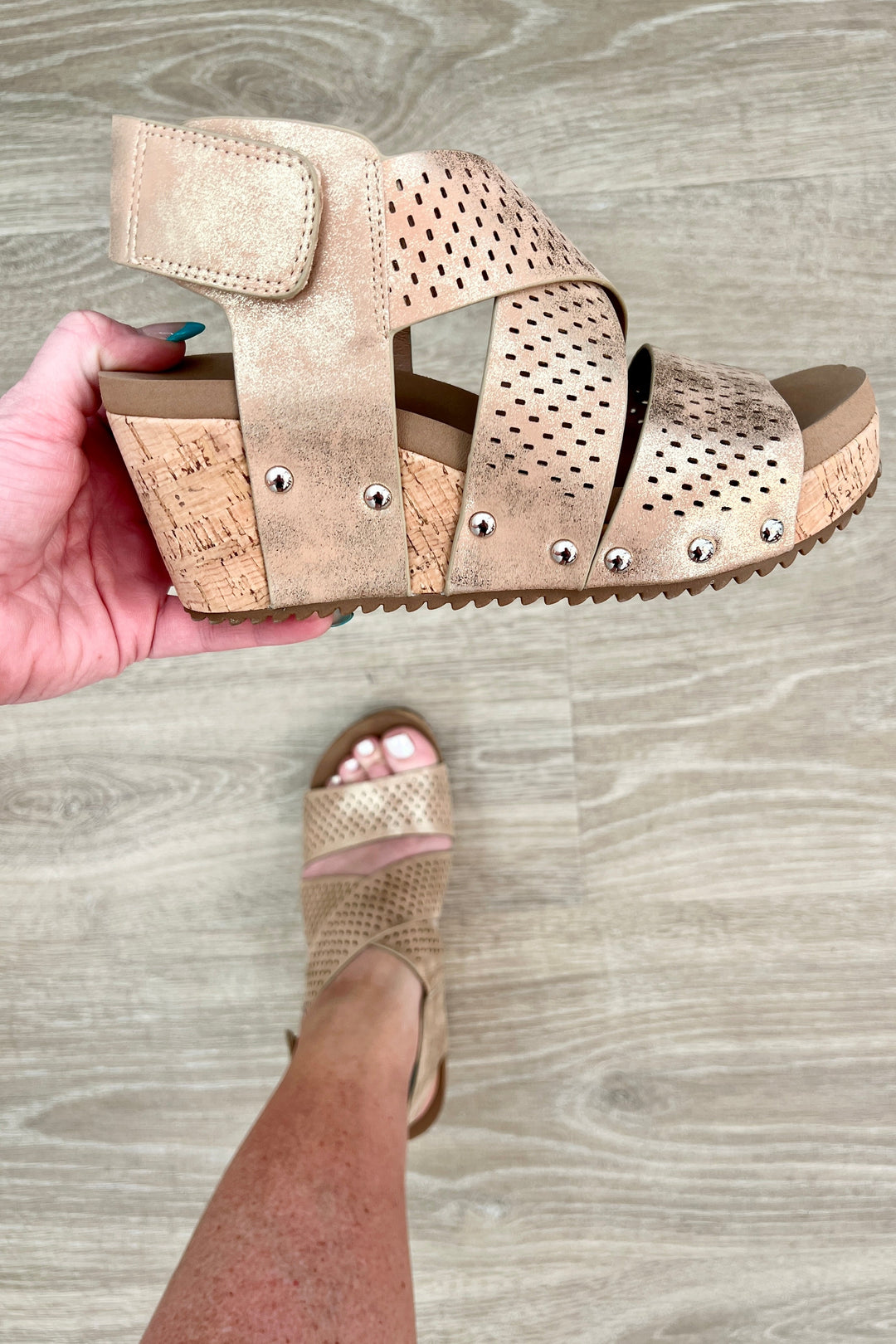CORKYS The Holy Grail Wedge Shoes-Sandals-Krush Kandy, Women's Online Fashion Boutique Located in Phoenix, Arizona (Scottsdale Area)