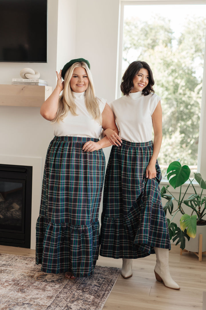Plaid Perfection Maxi Skirt-Skirts-Krush Kandy, Women's Online Fashion Boutique Located in Phoenix, Arizona (Scottsdale Area)