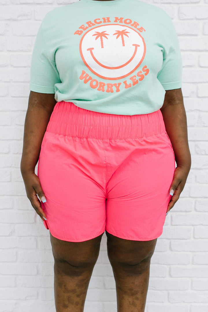 Potential Energy Shorts in Pink-Shorts-Krush Kandy, Women's Online Fashion Boutique Located in Phoenix, Arizona (Scottsdale Area)