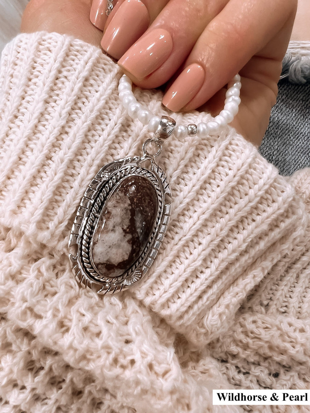 Beaded Stone Pendant Necklaces | 3 Stone Options-Necklaces-Krush Kandy, Women's Online Fashion Boutique Located in Phoenix, Arizona (Scottsdale Area)