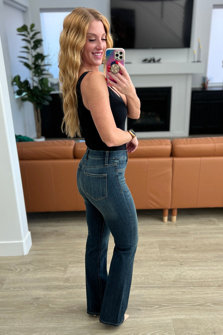 Ricki High Rise Pull On Slim Bootcut Jeans-Jeans-Krush Kandy, Women's Online Fashion Boutique Located in Phoenix, Arizona (Scottsdale Area)