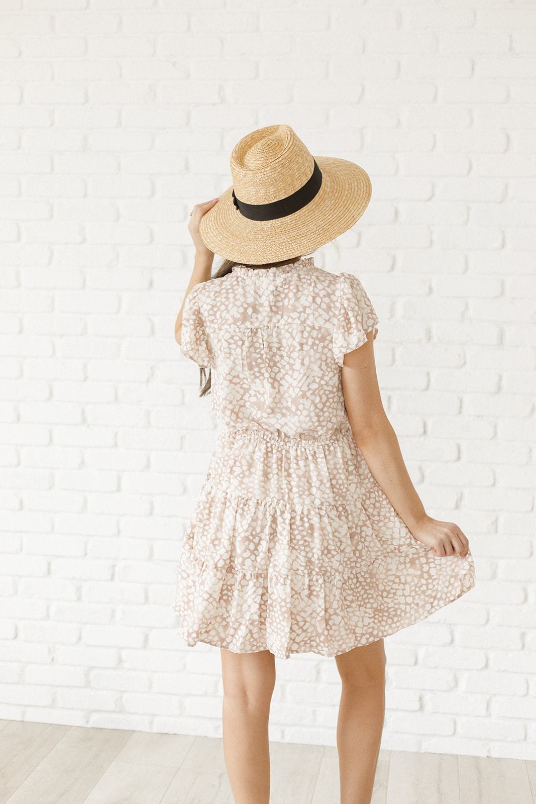 Flirty Print Tiered Dress-Dresses-Krush Kandy, Women's Online Fashion Boutique Located in Phoenix, Arizona (Scottsdale Area)