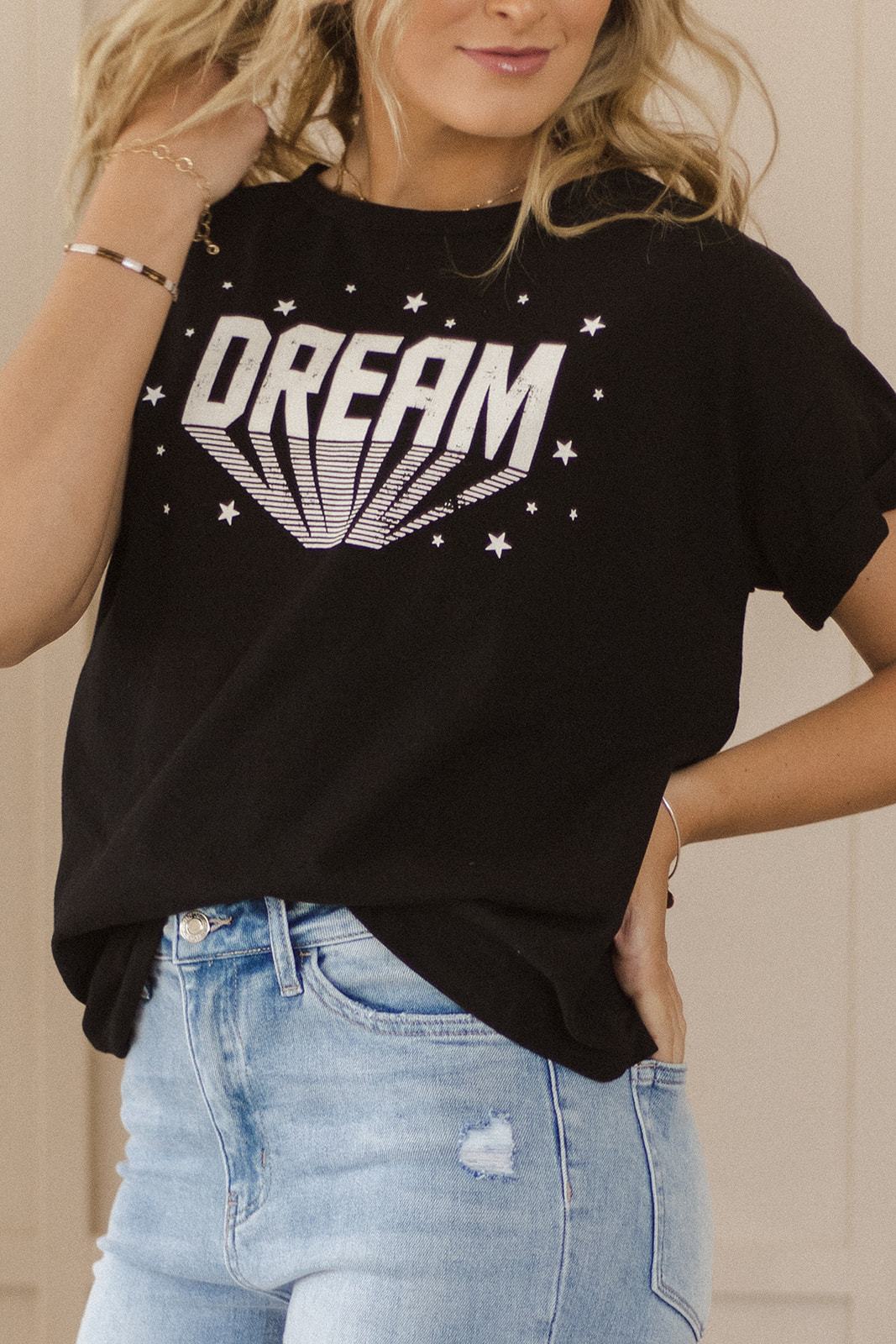 Dream Graphic Tee-Graphic Tees-Krush Kandy, Women's Online Fashion Boutique Located in Phoenix, Arizona (Scottsdale Area)