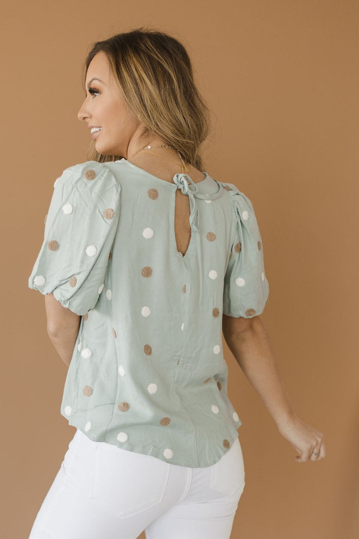 Dots for Days Top-Short Sleeve Tops-Krush Kandy, Women's Online Fashion Boutique Located in Phoenix, Arizona (Scottsdale Area)