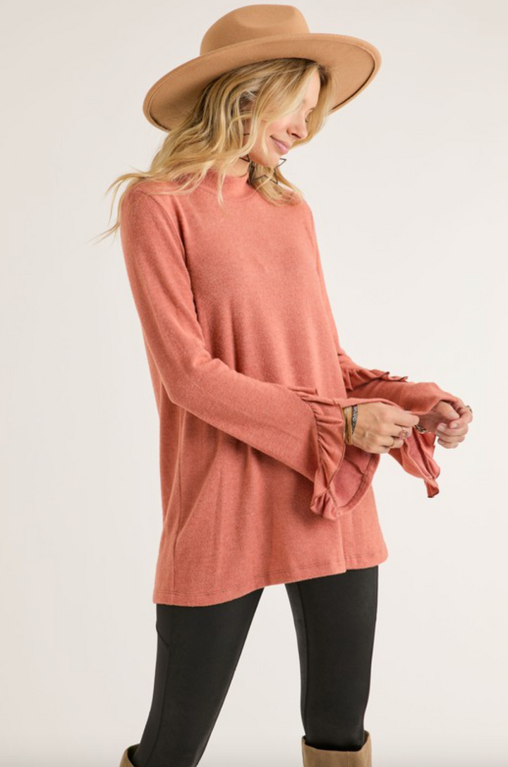 Forever Together Mock Neck Top | 4 Colors!-Long Sleeve Tops-Krush Kandy, Women's Online Fashion Boutique Located in Phoenix, Arizona (Scottsdale Area)