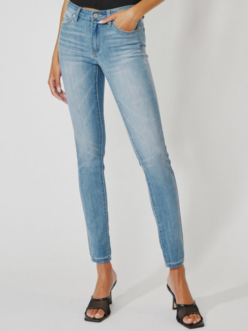 Kancan: Always Iconic Perfect Non Distressed Denim Jean | 5 Washes, Reg/Plus-Jeans-Krush Kandy, Women's Online Fashion Boutique Located in Phoenix, Arizona (Scottsdale Area)