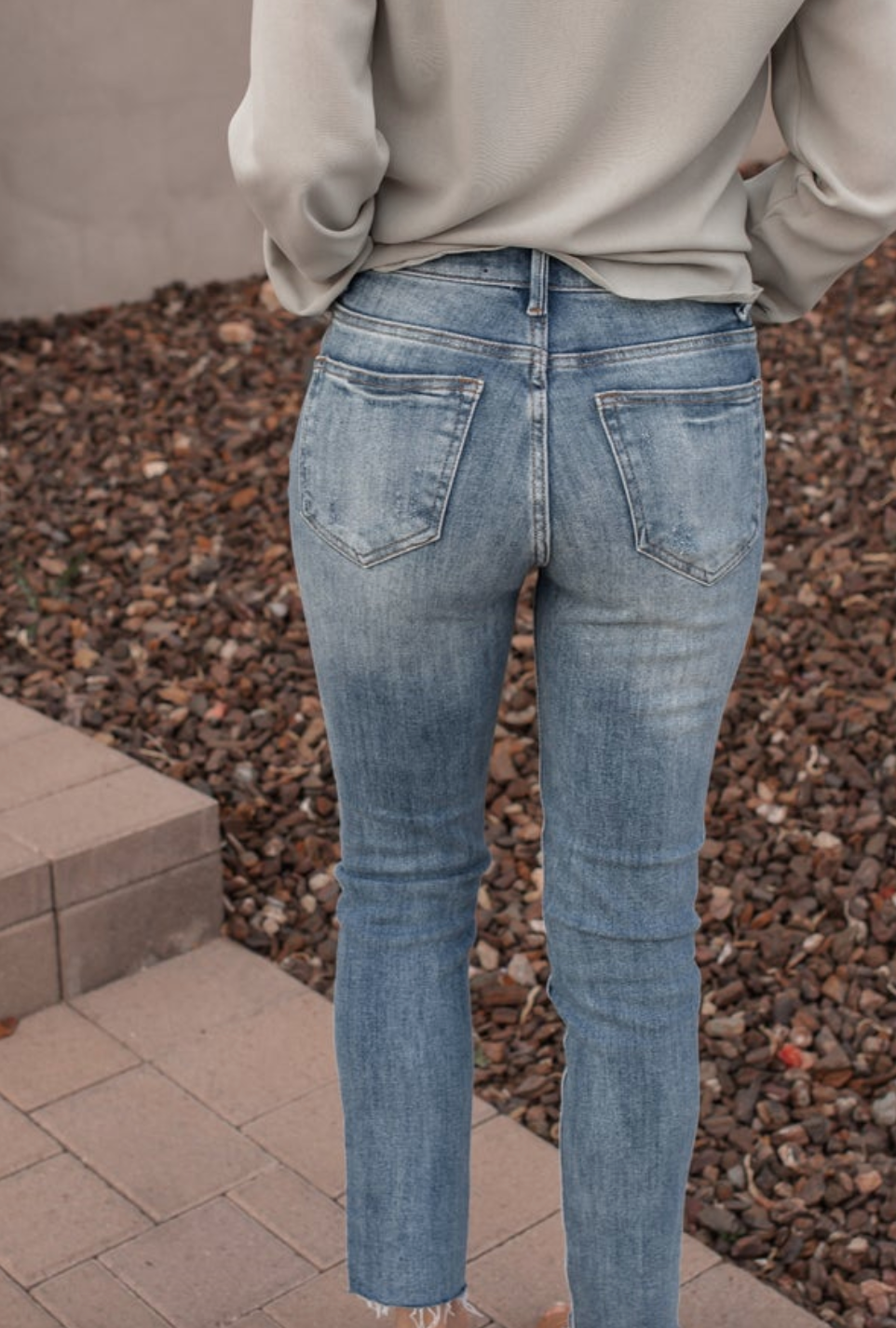 RISEN High Rise Clean Skinny Jean | PLUS/REG-Jeans-Krush Kandy, Women's Online Fashion Boutique Located in Phoenix, Arizona (Scottsdale Area)