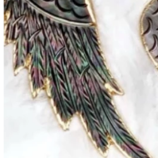 Abalone Wing Necklace-Necklaces-Krush Kandy, Women's Online Fashion Boutique Located in Phoenix, Arizona (Scottsdale Area)