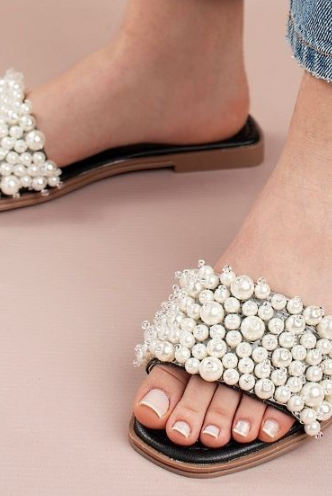 Walking on Pearl Sandals-Sandals-Krush Kandy, Women's Online Fashion Boutique Located in Phoenix, Arizona (Scottsdale Area)