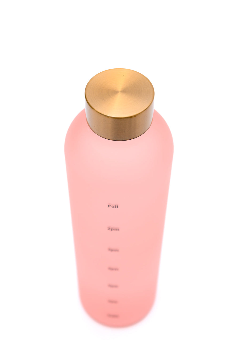 Sippin' Pretty 32 oz Translucent Water Bottle in Pink & Gold-Drinkware-Krush Kandy, Women's Online Fashion Boutique Located in Phoenix, Arizona (Scottsdale Area)