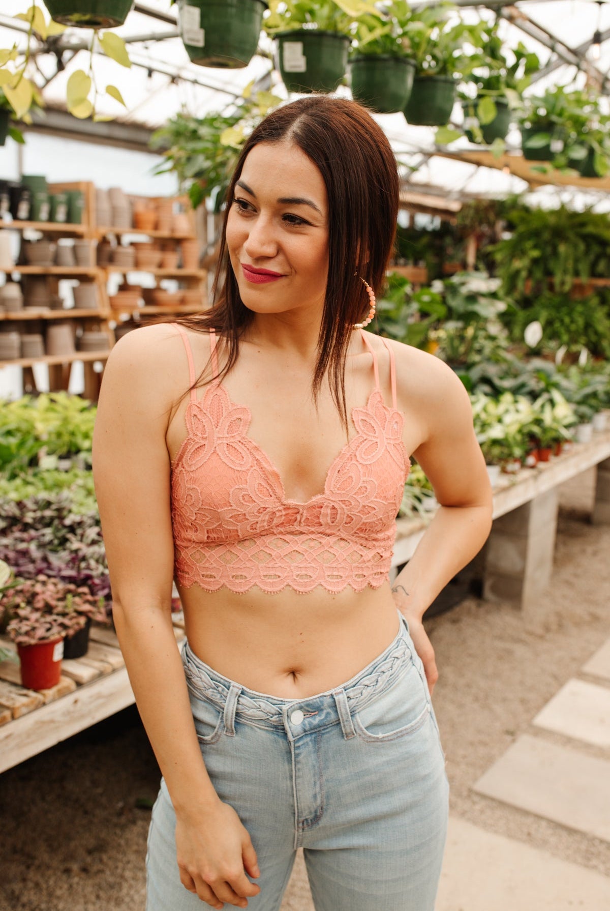 So This is Love Bralette in Coral Haze-Bralettes-Krush Kandy, Women's Online Fashion Boutique Located in Phoenix, Arizona (Scottsdale Area)