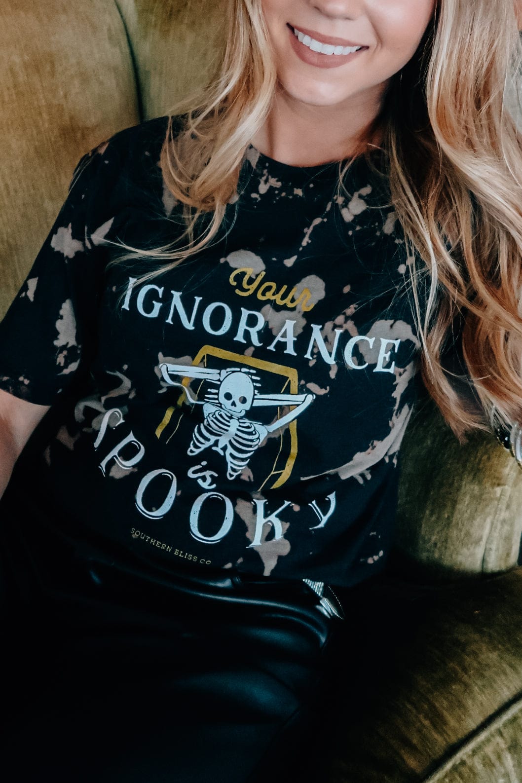 Ignorance is Spooky Bomba Tee-Graphic Tees-Krush Kandy, Women's Online Fashion Boutique Located in Phoenix, Arizona (Scottsdale Area)