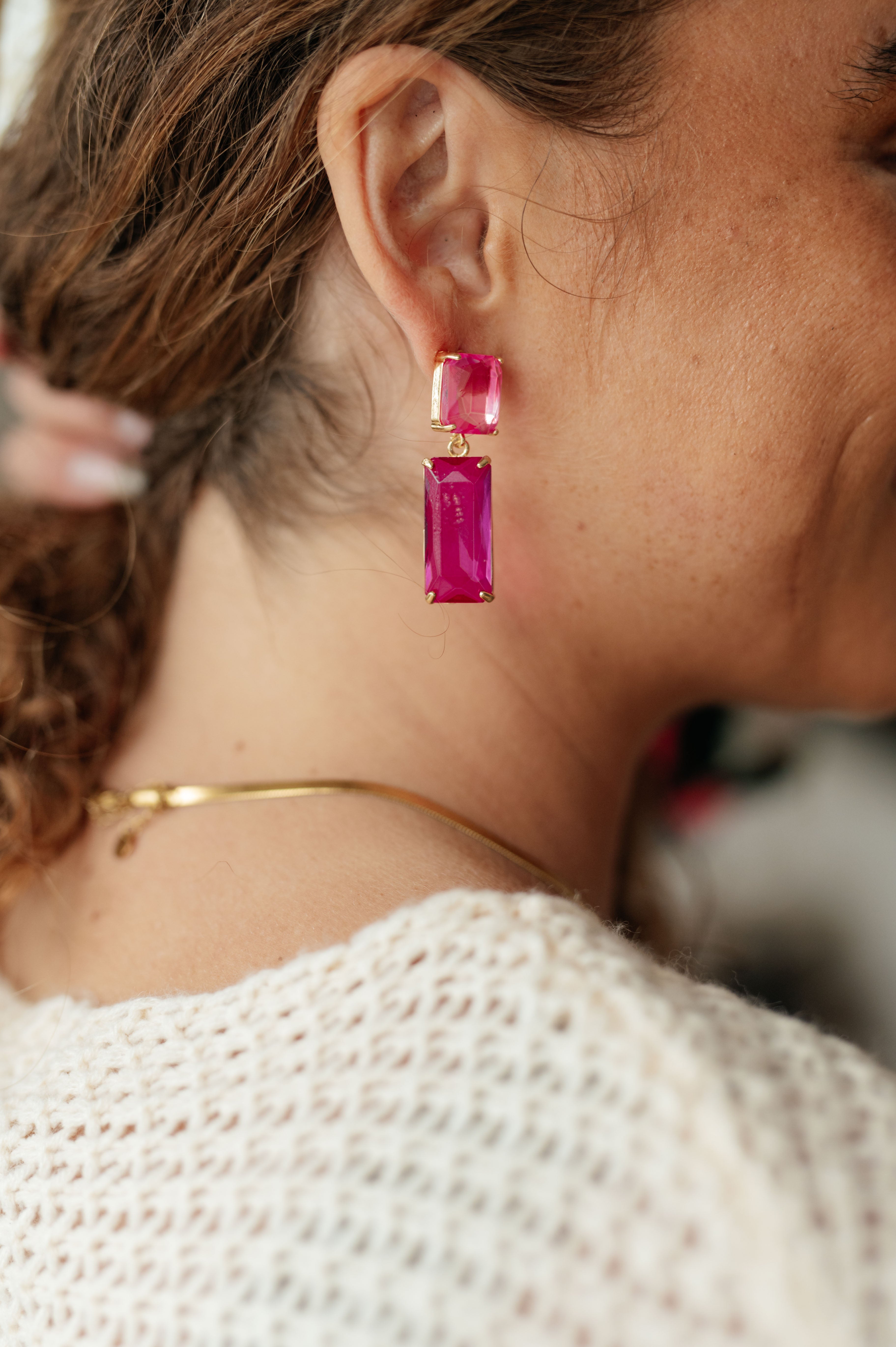 Textile Earring: Shop Pink floral earring online at bebaakstudio.com –  Bebaak