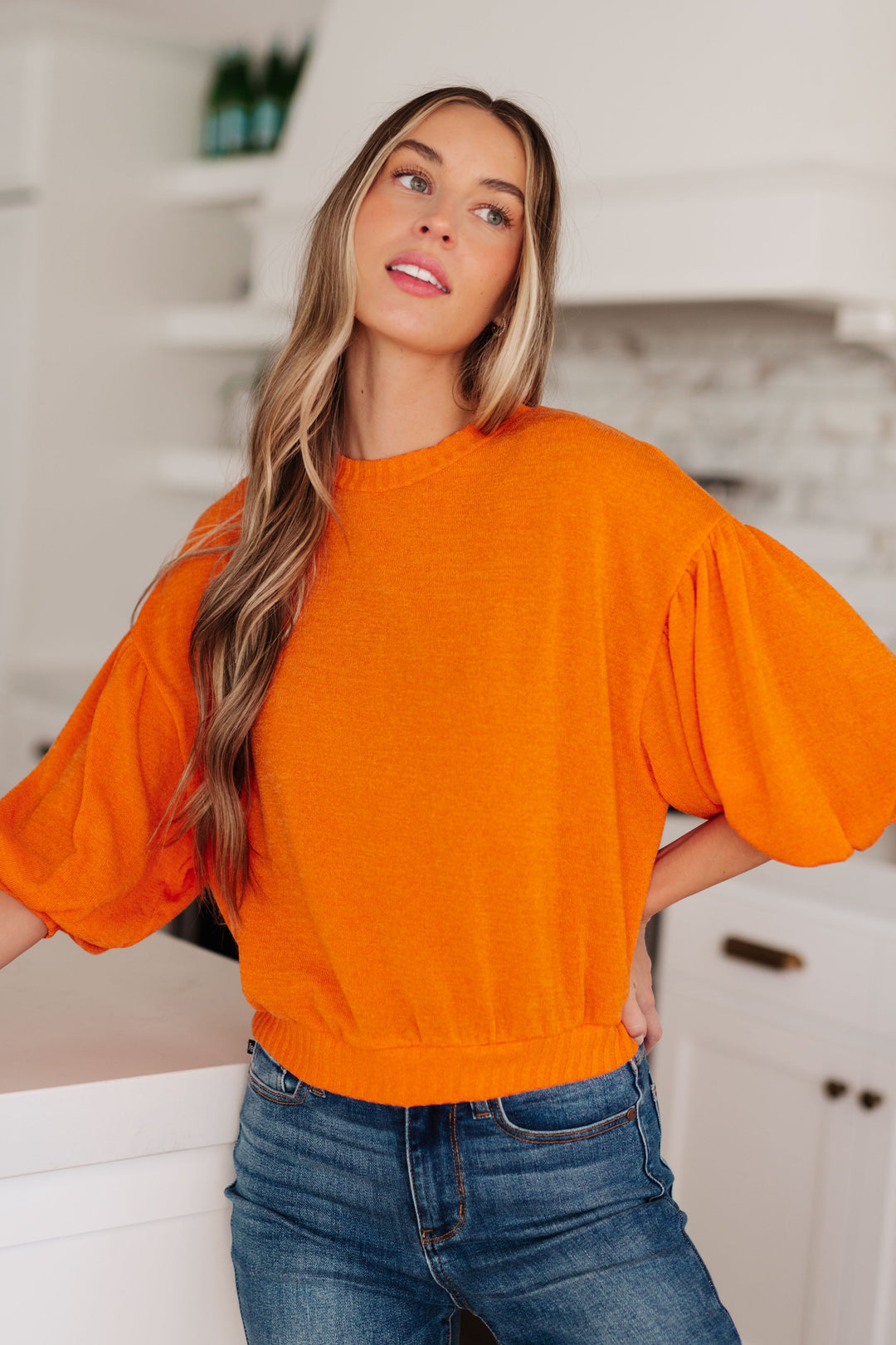 Subway Station Sweater in Orange-Sweaters-Krush Kandy, Women's Online Fashion Boutique Located in Phoenix, Arizona (Scottsdale Area)