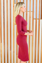 Sure To Fall In Love Bodycon Dress-Dresses-Krush Kandy, Women's Online Fashion Boutique Located in Phoenix, Arizona (Scottsdale Area)