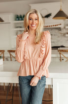 Sweet Confession Top In Blush-Short Sleeve Tops-Krush Kandy, Women's Online Fashion Boutique Located in Phoenix, Arizona (Scottsdale Area)