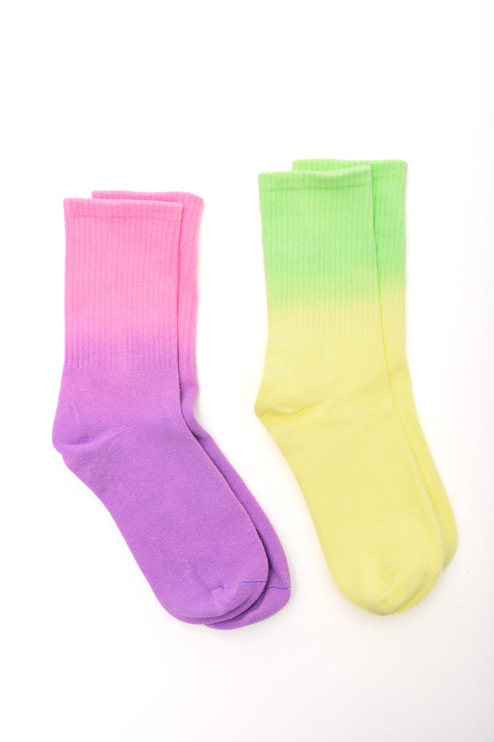 Sweet Socks Ombre Tie Dye-Socks-Krush Kandy, Women's Online Fashion Boutique Located in Phoenix, Arizona (Scottsdale Area)