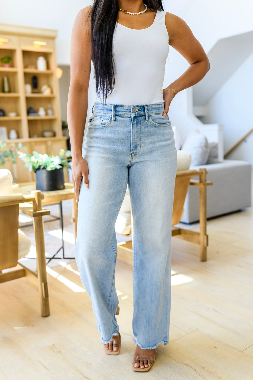 Judy Blue Tate High Rise Straight Jeans-Jeans-Krush Kandy, Women's Online Fashion Boutique Located in Phoenix, Arizona (Scottsdale Area)