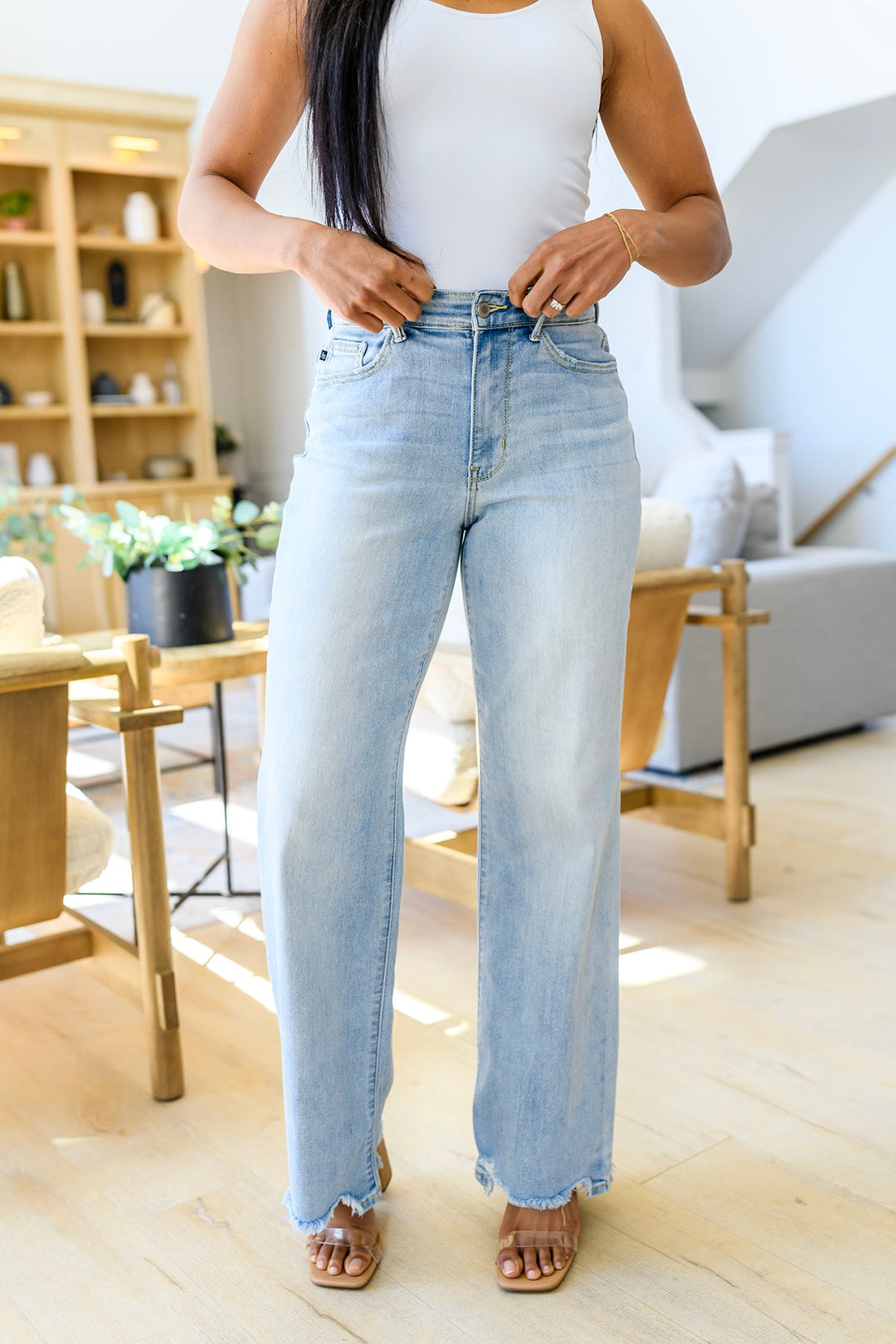 Judy Blue Tate High Rise Straight Jeans-Jeans-Krush Kandy, Women's Online Fashion Boutique Located in Phoenix, Arizona (Scottsdale Area)