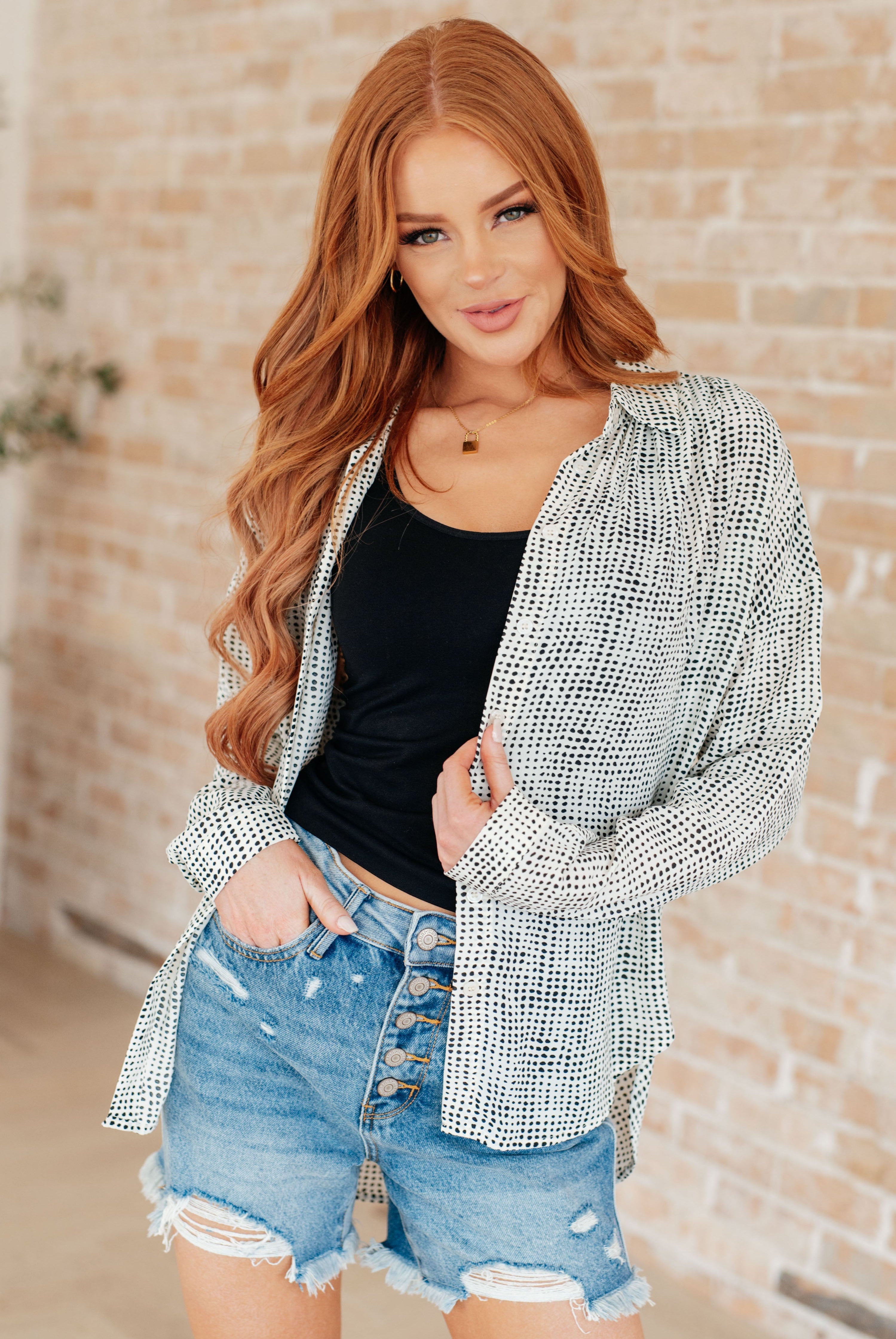 Terms of Endearment Dolman Sleeve Button Up-Long Sleeve Tops-Krush Kandy, Women's Online Fashion Boutique Located in Phoenix, Arizona (Scottsdale Area)