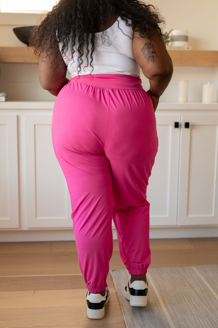 The Motive Slouch Jogger in Hot Pink-Joggers-Krush Kandy, Women's Online Fashion Boutique Located in Phoenix, Arizona (Scottsdale Area)