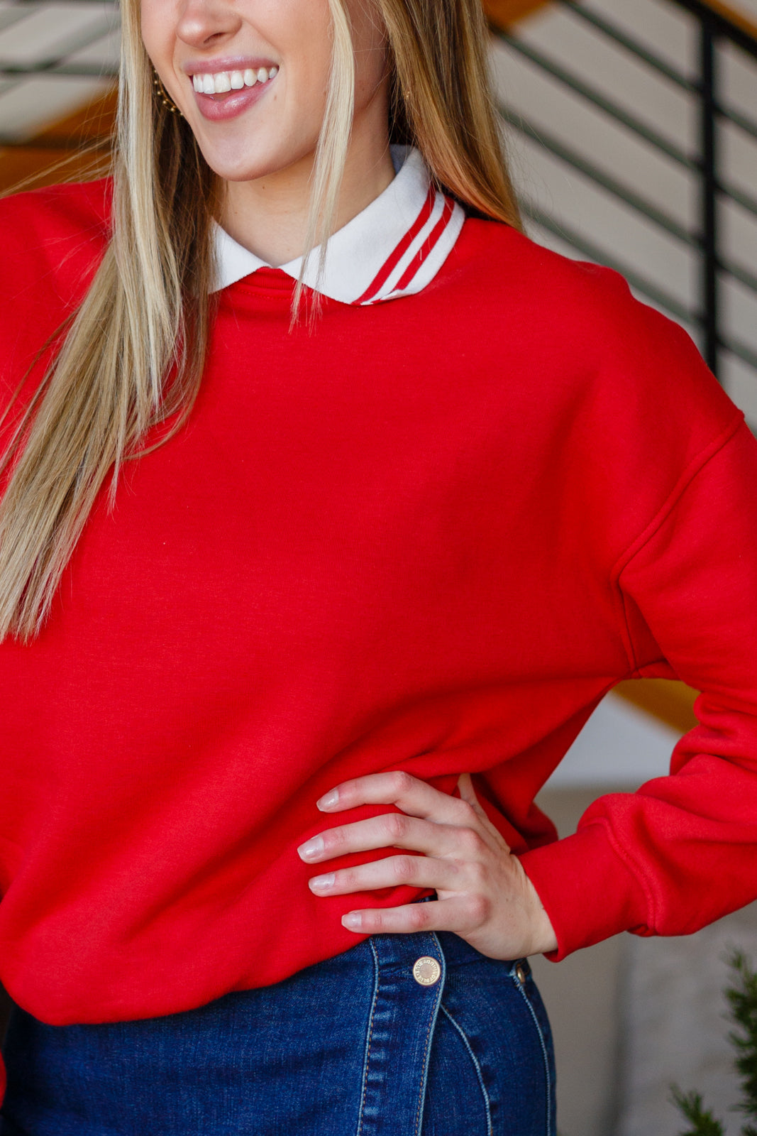 The Princeton Crew Neck Sweatshirt | S-3XL-Sweatshirts-Krush Kandy, Women's Online Fashion Boutique Located in Phoenix, Arizona (Scottsdale Area)