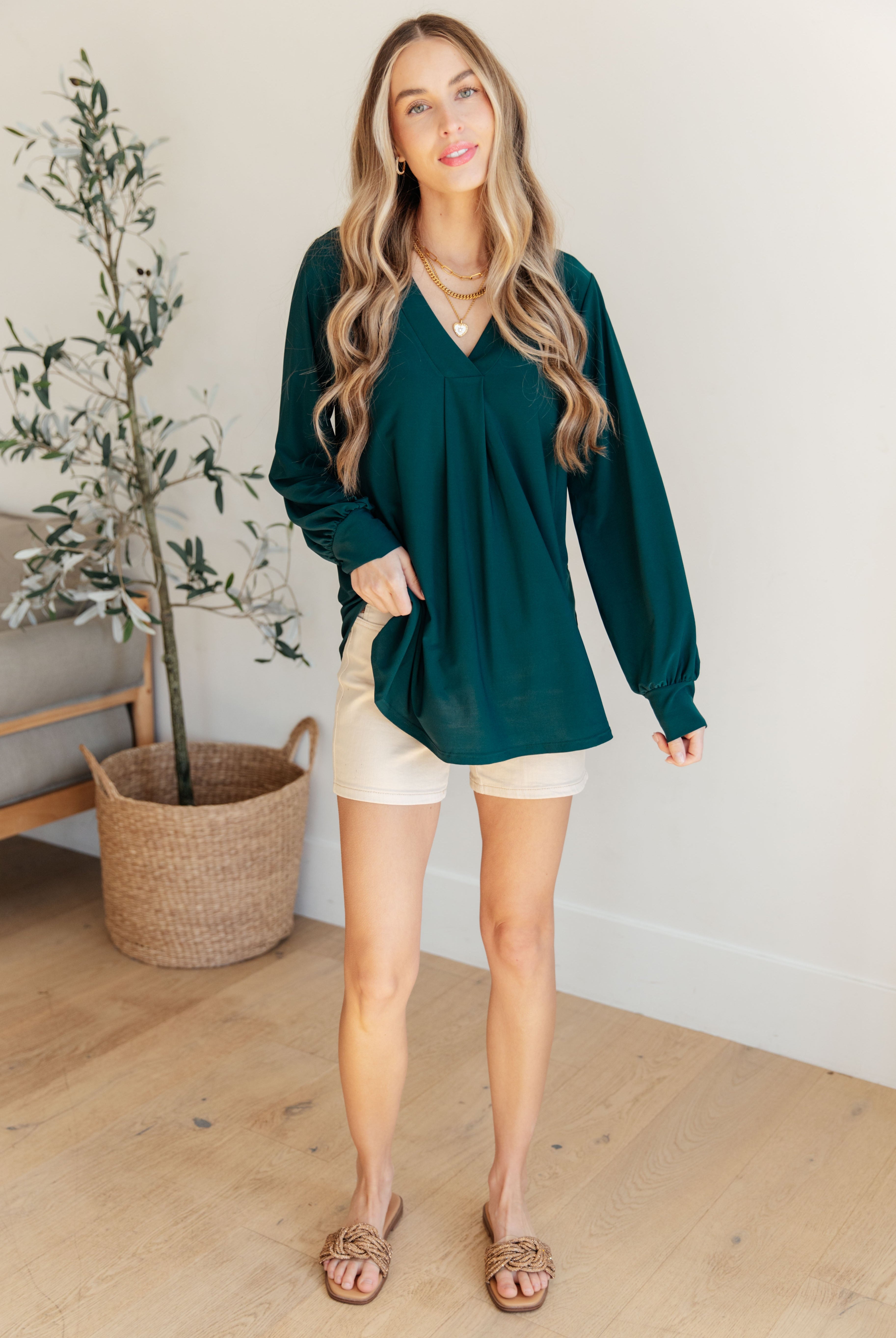 This is Your Song Balloon Sleeve Top-Long Sleeve Tops-Krush Kandy, Women's Online Fashion Boutique Located in Phoenix, Arizona (Scottsdale Area)