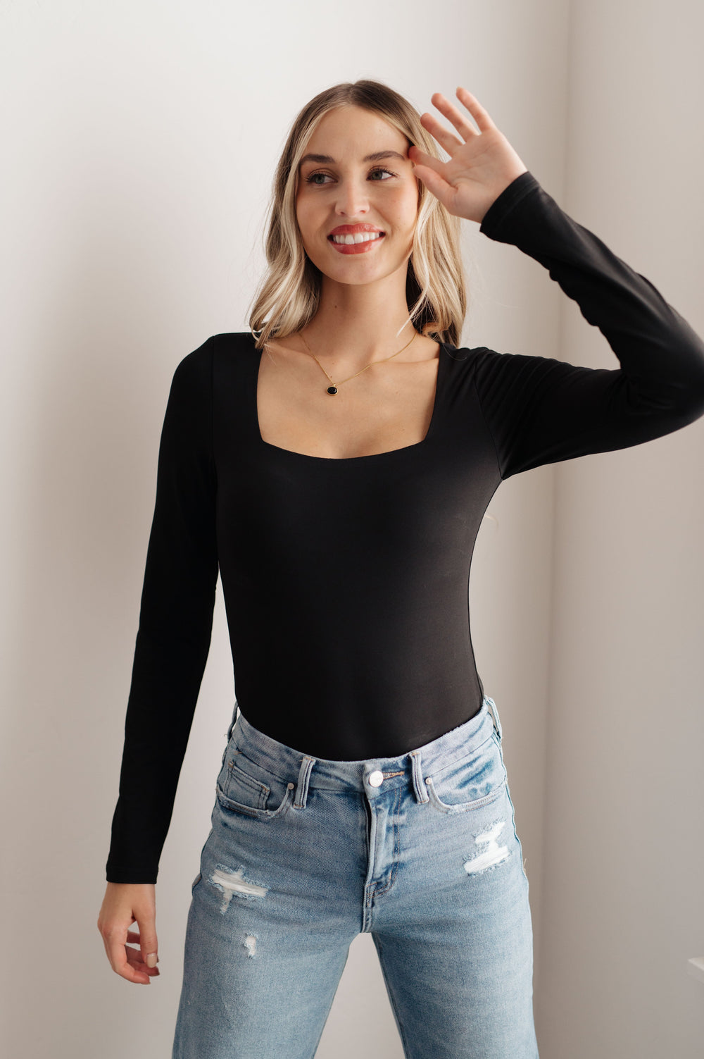 Too Good to Be True Bodysuit in Black-Bodysuits-Krush Kandy, Women's Online Fashion Boutique Located in Phoenix, Arizona (Scottsdale Area)