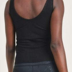 Ribbed Scoop-Back Tank Top-Tanks-Krush Kandy, Women's Online Fashion Boutique Located in Phoenix, Arizona (Scottsdale Area)