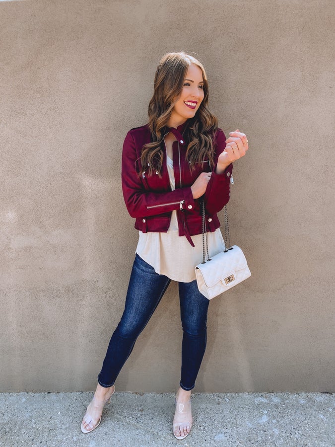 Take Me Shopping Suede Moto Jacket | 5 Colors!-Jackets-Krush Kandy, Women's Online Fashion Boutique Located in Phoenix, Arizona (Scottsdale Area)