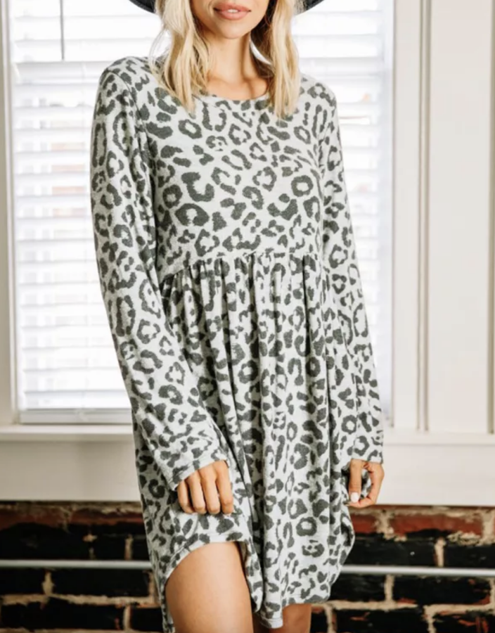 Animal Print Dress | S-XL-Dresses-Krush Kandy, Women's Online Fashion Boutique Located in Phoenix, Arizona (Scottsdale Area)