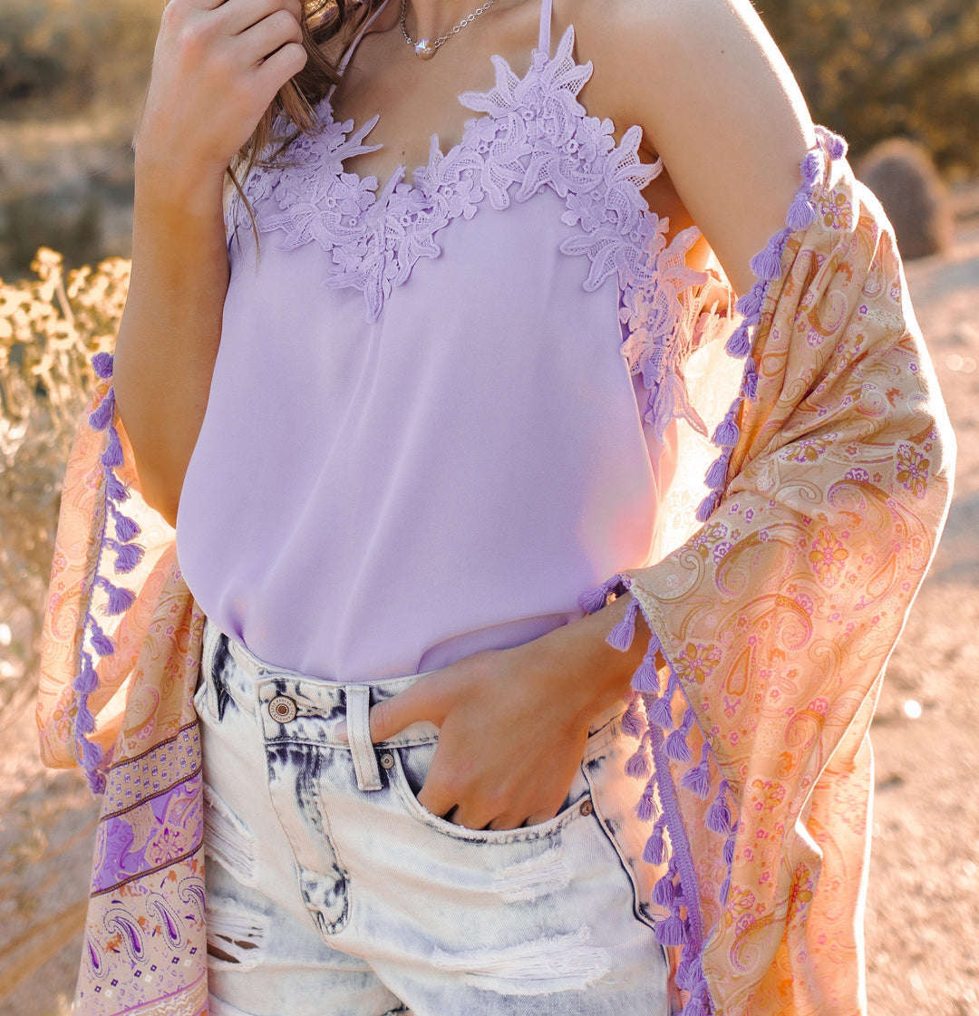 Thinking of You Lace Cami Top | S-XL, 11 COLORS!-Tanks-Krush Kandy, Women's Online Fashion Boutique Located in Phoenix, Arizona (Scottsdale Area)