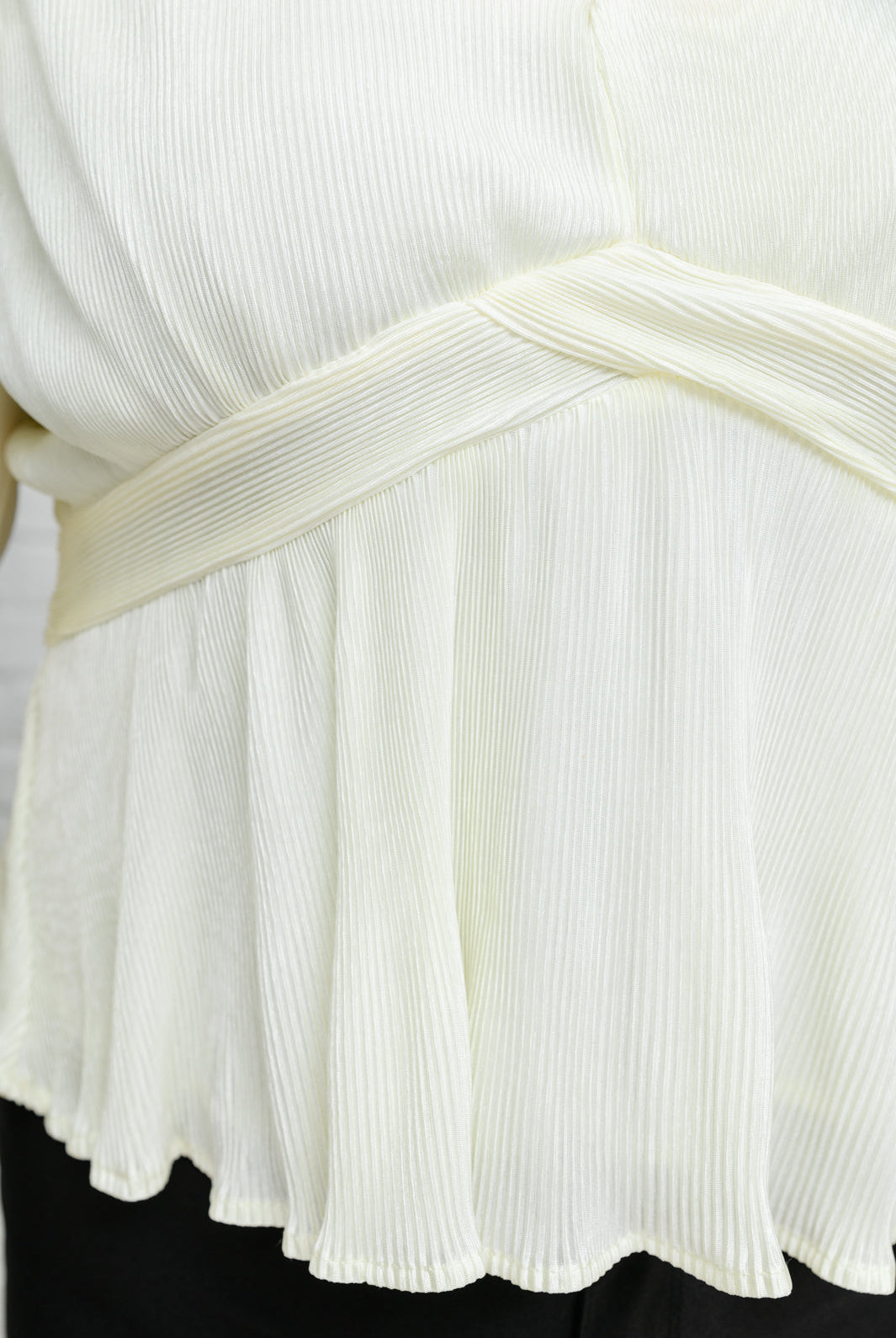 Xanidu Long Sleeve V Neck Blouse in White | S - 3XL-Long Sleeve Tops-Krush Kandy, Women's Online Fashion Boutique Located in Phoenix, Arizona (Scottsdale Area)
