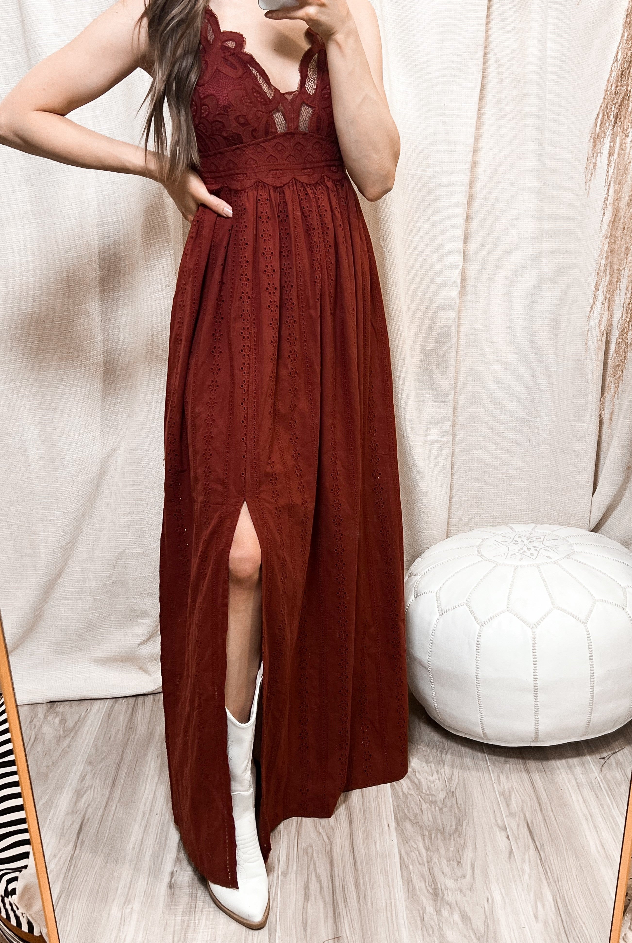 Crochet Lace Maxi Dress-Dresses-Krush Kandy, Women's Online Fashion Boutique Located in Phoenix, Arizona (Scottsdale Area)