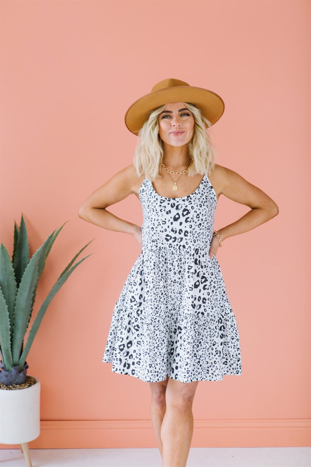 Animal Print Slip Dress-Dresses-Krush Kandy, Women's Online Fashion Boutique Located in Phoenix, Arizona (Scottsdale Area)