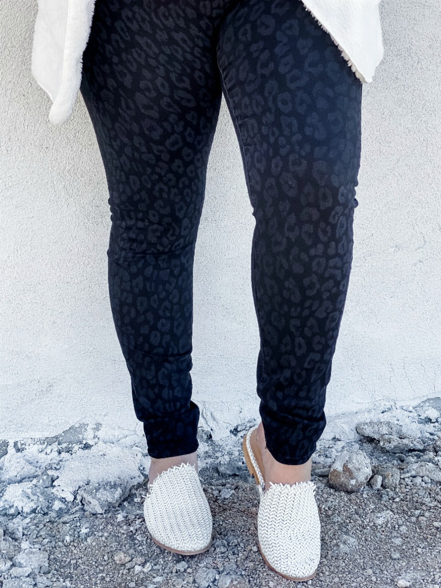 ARTICLE OF SOCIETY | Subtle Leopard Skinny Jean (SALE! Size 24, 26 and 27 left!)-Jeans-Krush Kandy, Women's Online Fashion Boutique Located in Phoenix, Arizona (Scottsdale Area)