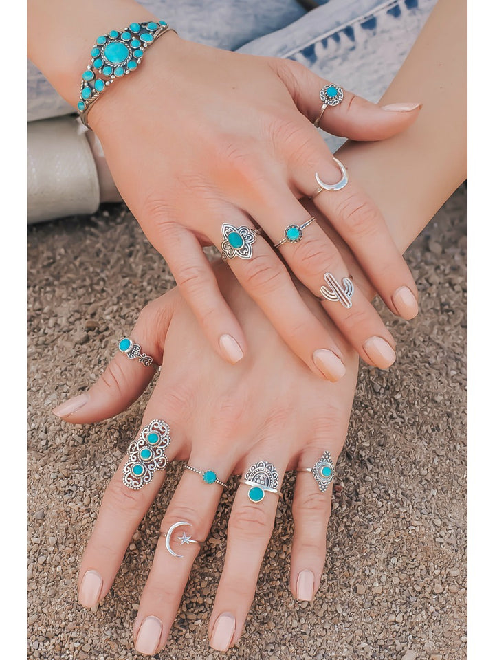 Boho Crescent Moon Ring-Rings-Krush Kandy, Women's Online Fashion Boutique Located in Phoenix, Arizona (Scottsdale Area)